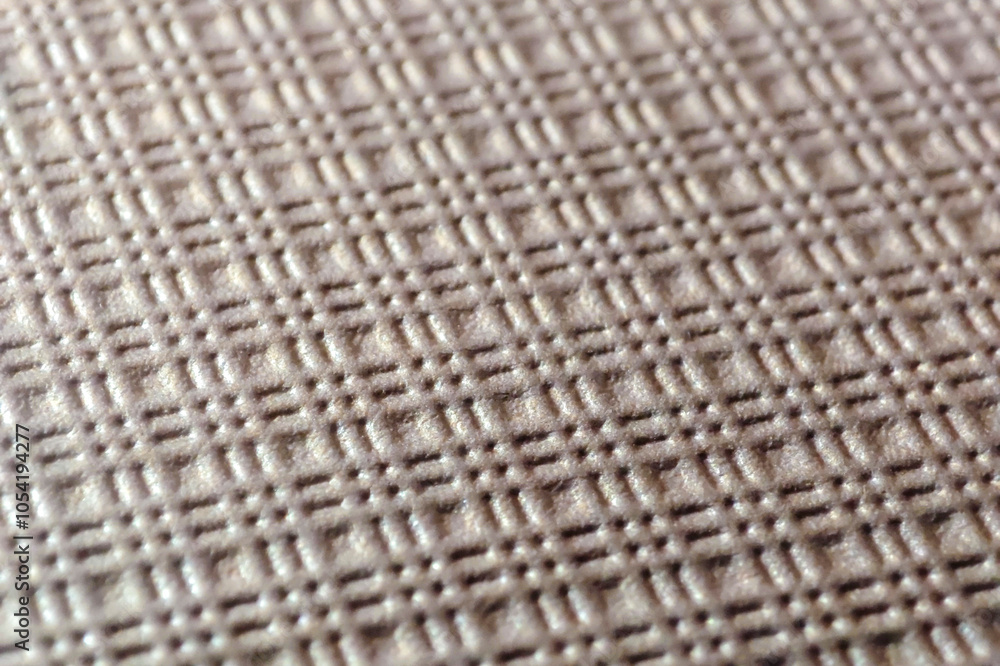 Poster close-up of textured fabric background showcasing intricate patterns and details, ideal for design p