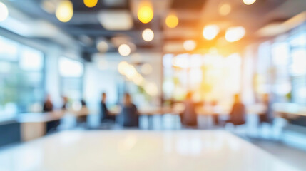 Diverse team brainstorming in a modern office with bright lighting and soft focus ambience