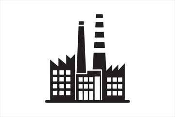Fototapeta premium Large chemical plant icon 114.eps