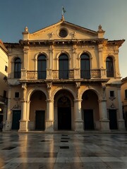 Obraz premium Reggio Calabria’s Old Town Hall, Italy.