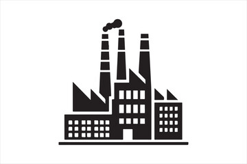 Obraz premium Large chemical plant icon 162.eps