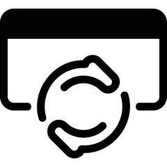 Obraz premium Simple vector icon bank card