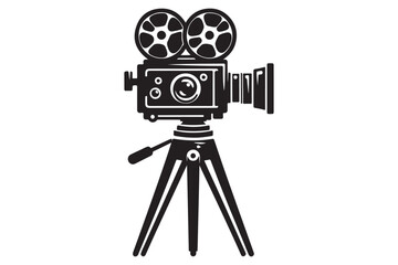 Obraz premium Vintage movie Film camera retro 12.eps