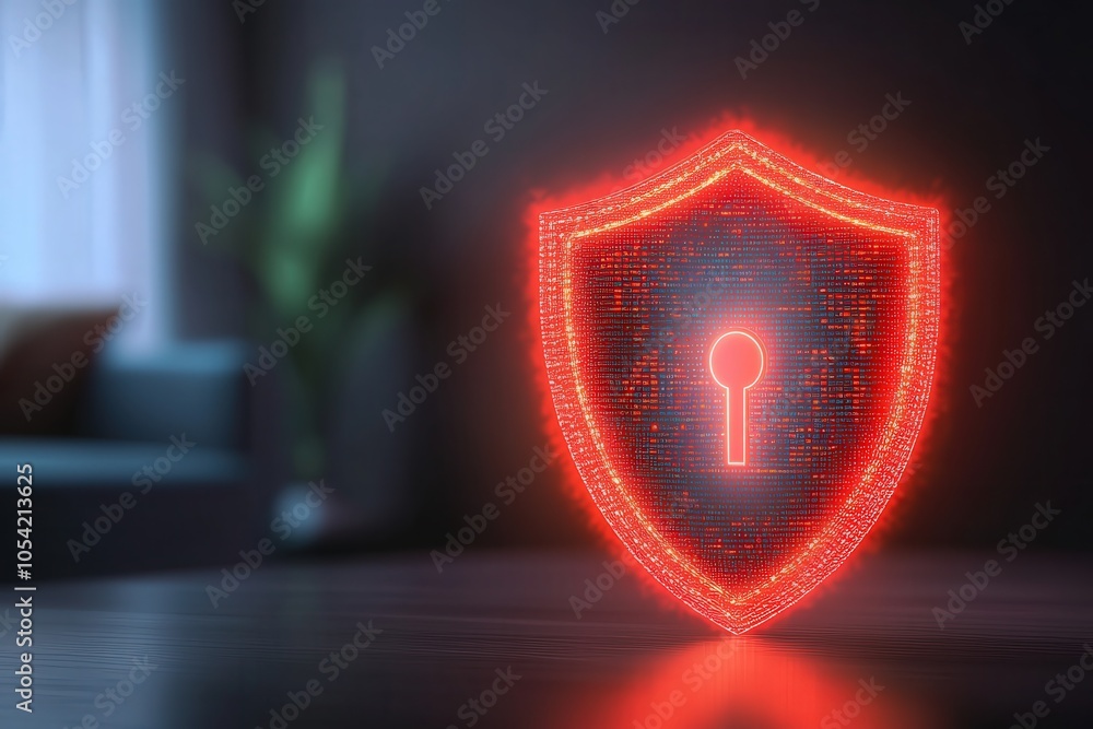 Poster enhancing cybersecurity the importance of digital shields in protecting your data