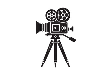 Vintage movie Film camera retro 