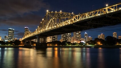 Obraz premium Story Bridge in Brisbane, Queensland, Australia.