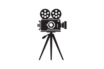 Vintage movie Film camera retro 