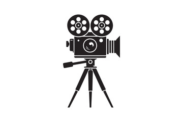 Vintage movie Film camera retro 
