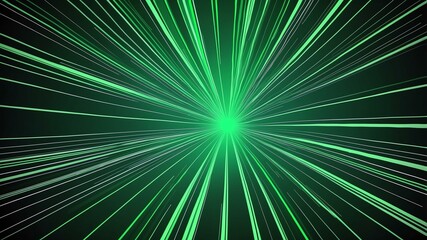 Fototapeta premium green backdrop with anime manga speed lines background