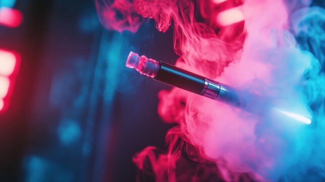elfbar nachfüll pod läuft aus Smoking vape. vaping man holding a mod. Vape Rings. A man launches a ring  of smoke. Tricks with smoke Stock Photo main image 1