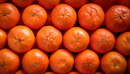 Mandarin Orange, Creative background design with food theme, focus on the pile of fresh Mandarin Orange