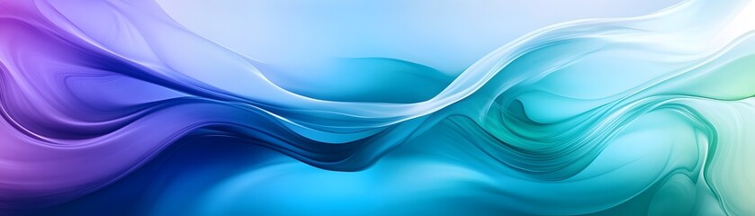 Fototapeta premium Abstract Blue and Purple Swirling Liquid Background