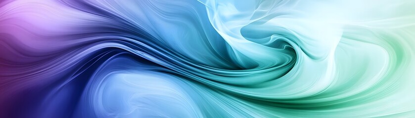 Fototapeta premium Abstract Swirling Pattern with Pastel Blue, Green, and Purple Hues