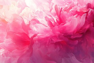 Fototapeta premium Vibrant creative environment crafted using pink-toned oil technique