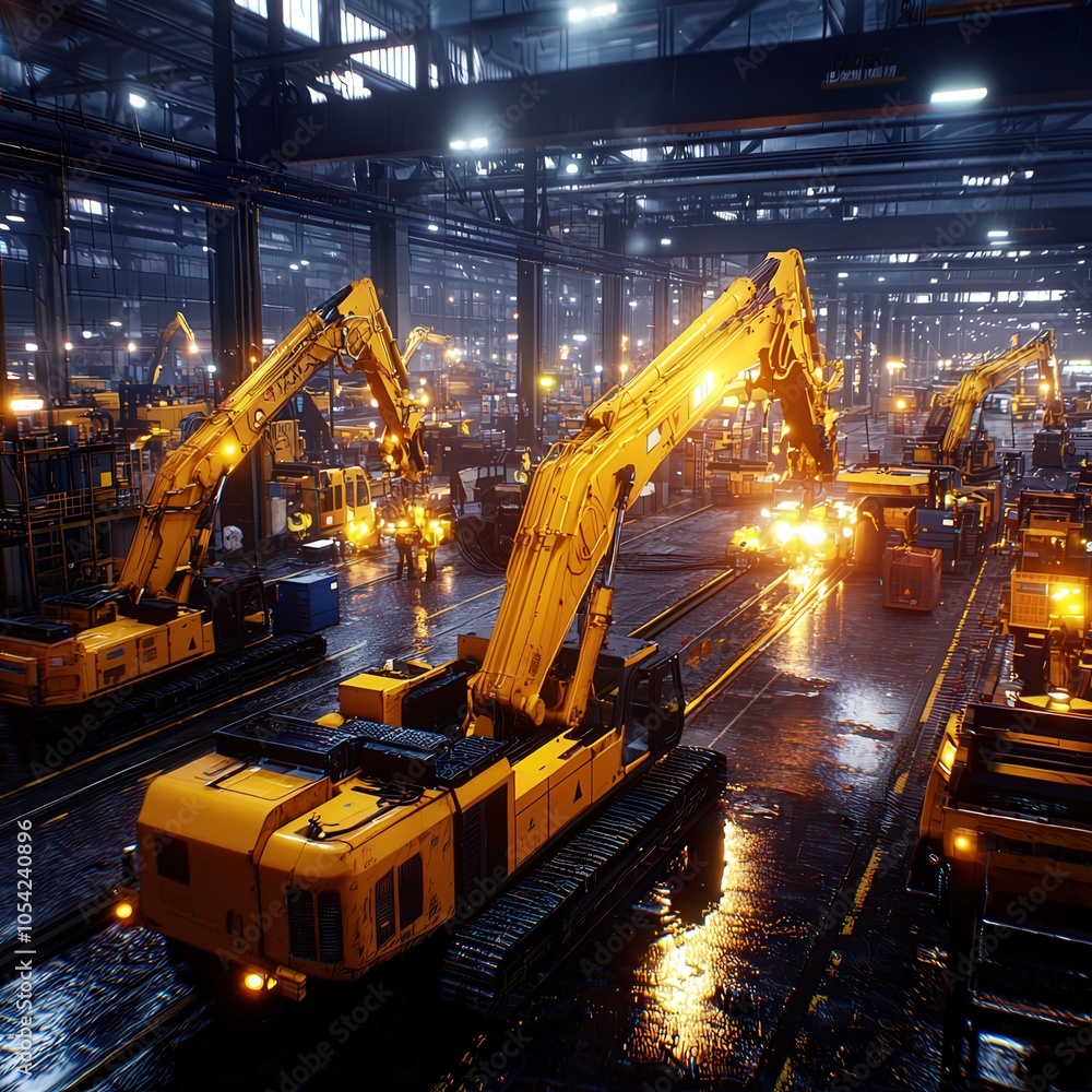 Poster innovative robotics in modern industrial settings a glimpse into cutting-edge automation