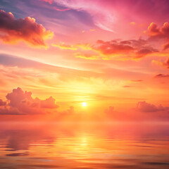 Fototapeta premium A Soft, Dreamy Blend of Warm Pastels