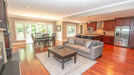 Modern Home Interior with Open Living Space