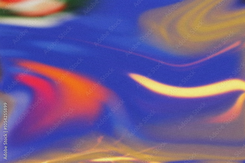 Aufkleber abstract blurred grainy gradient background texture. colorful digital grain dust soft noise effect p