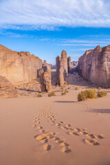 Spectacular rock formations in Al Ula, Saudi Arabia