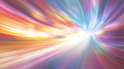 Obraz premium A vibrant abstract image depicting dynamic light and color movement.