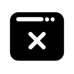 Obraz premium Close Button Icon