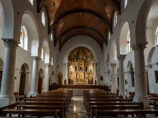 Obraz premium Maria Auxiliadora Church in Sucre, Bolivia.