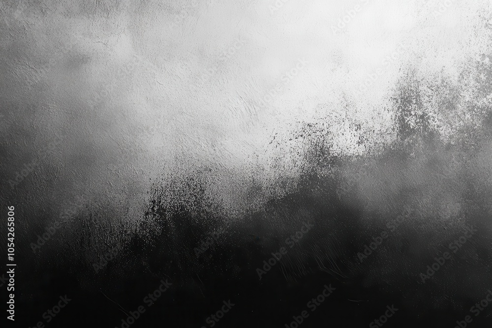 Poster subtle gray gradient backdrop with grainy texture for an elegant monochrome retro web header creatio