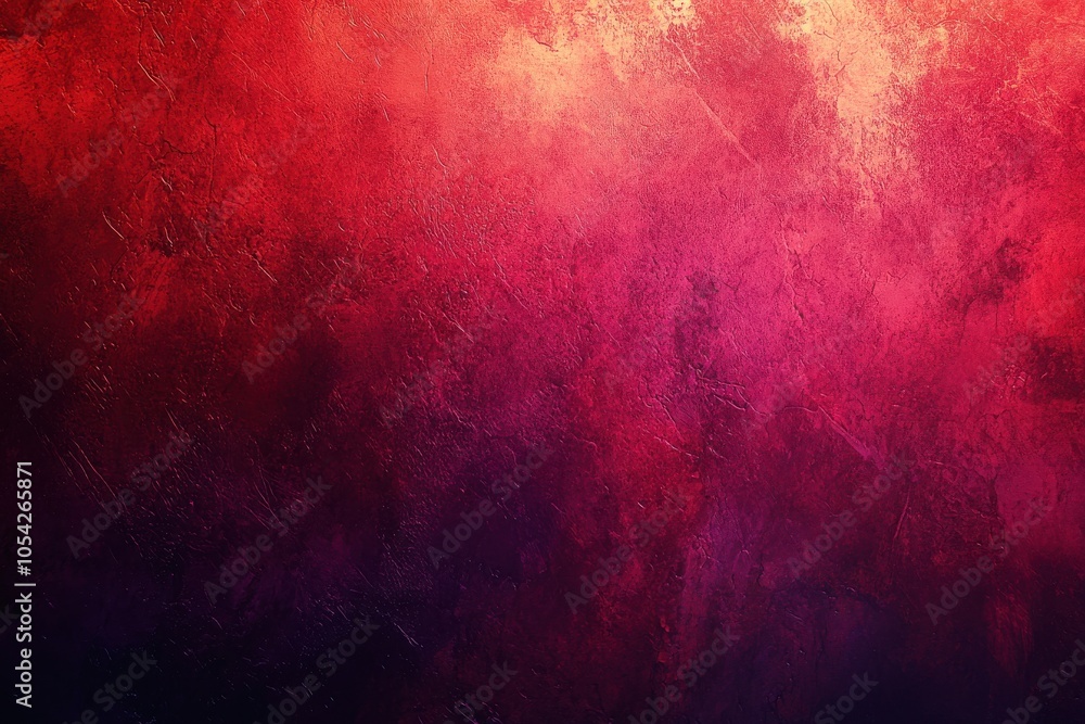 Poster vibrant abstract background showcasing bright red tones, complemented by a smooth color transition, 