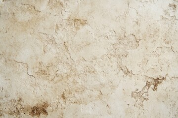 Naklejka premium Detailed examination of worn concrete wall texture. Close-up of timeless beige cement pattern for antique paper design element