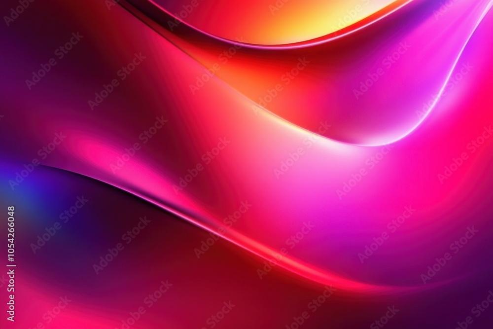 Aufkleber colorful gradient backdrop displaying tones of crimson, fuchsia, and violet. striking neon illuminat
