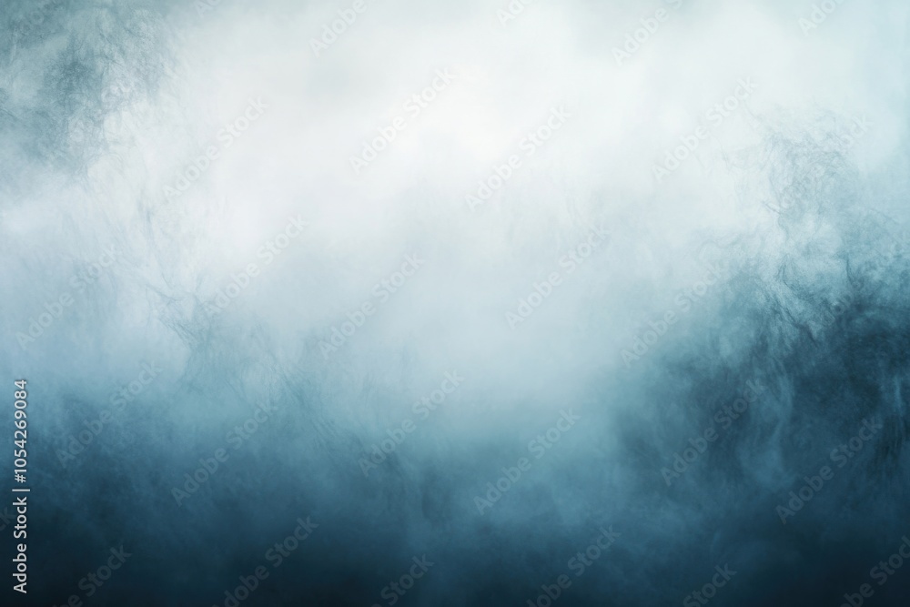Poster muted shades of blue and gray with a soft textured gradient and noise effect for a seamless blurred 