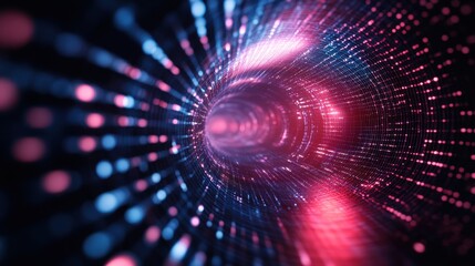 Obraz premium Abstract Tunnel of Lights