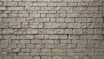 Obraz premium Seamless white brick stone wall texture.