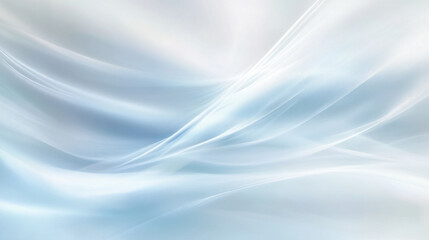 Fototapeta premium Soft blue abstract background with flowing waves and light textures. Ideal for calming designs and serene themes