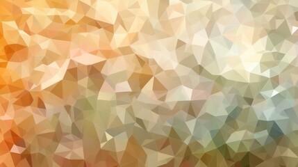 Obraz premium A colorful abstract geometric pattern with soft hues and triangular shapes.