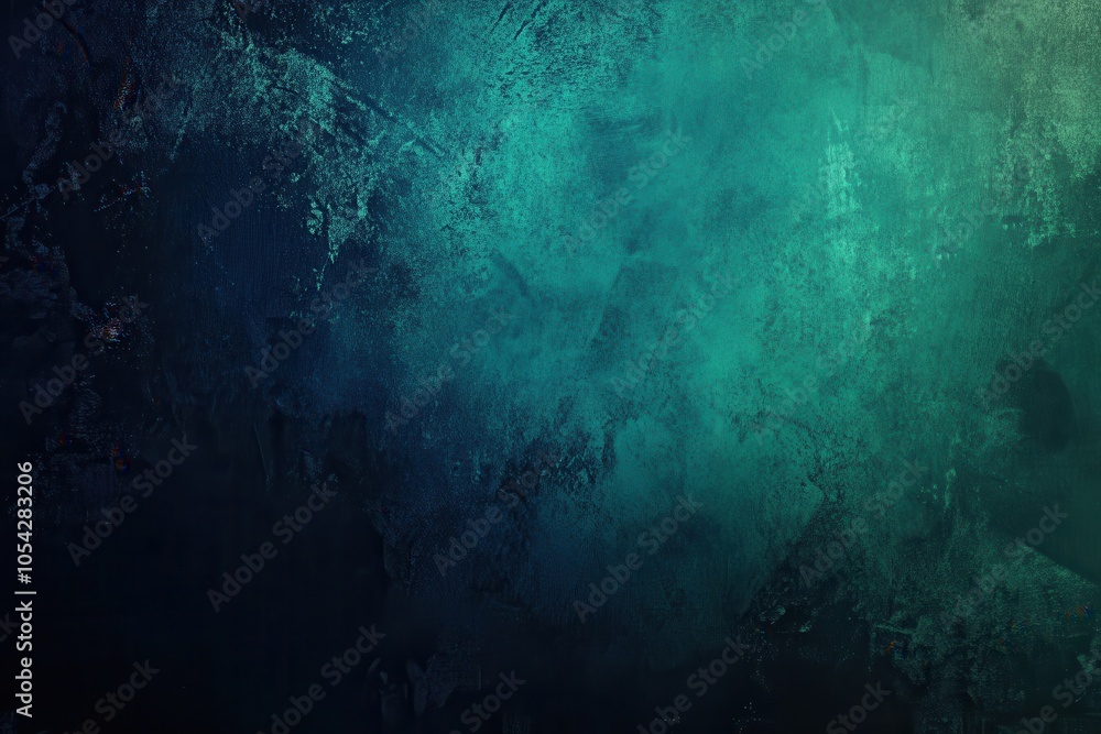 Poster Dark technology web banner design featuring a textured gradient of teal and green for an abstract background with generous text placement space