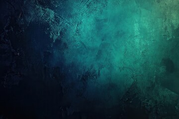Obraz premium Dark technology web banner design featuring a textured gradient of teal and green for an abstract background with generous text placement space
