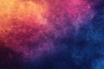 Obraz premium Vibrant gradient background showcasing a mix of deep navy, coral, and tangerine shades, enriched with a textured overlay, perfect for an expansive web landing page with room for visuals or text