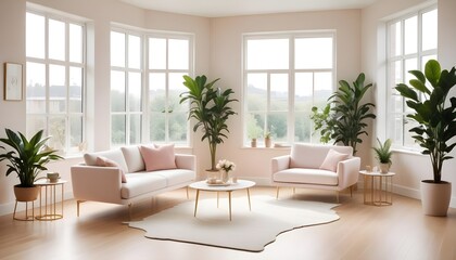 Fototapeta premium modern living room