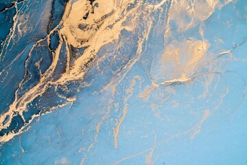 Original artwork photo of marble ink abstract art. High resolution photograph from exemplary original painting. Abstract painting was painted on HQ paper texture to create smooth marbling pattern.