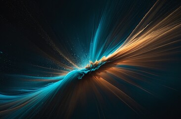 Dynamic Light Burst with MidnightBlue, Cyan, and SaddleBrown