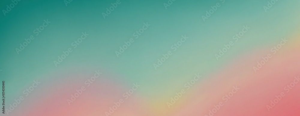 Poster soft color transition: teal to pink gradient background texture