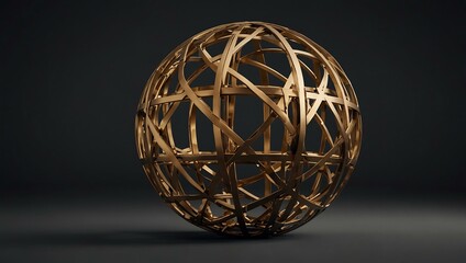 Spherical elegance with a focus on geometric shapes.