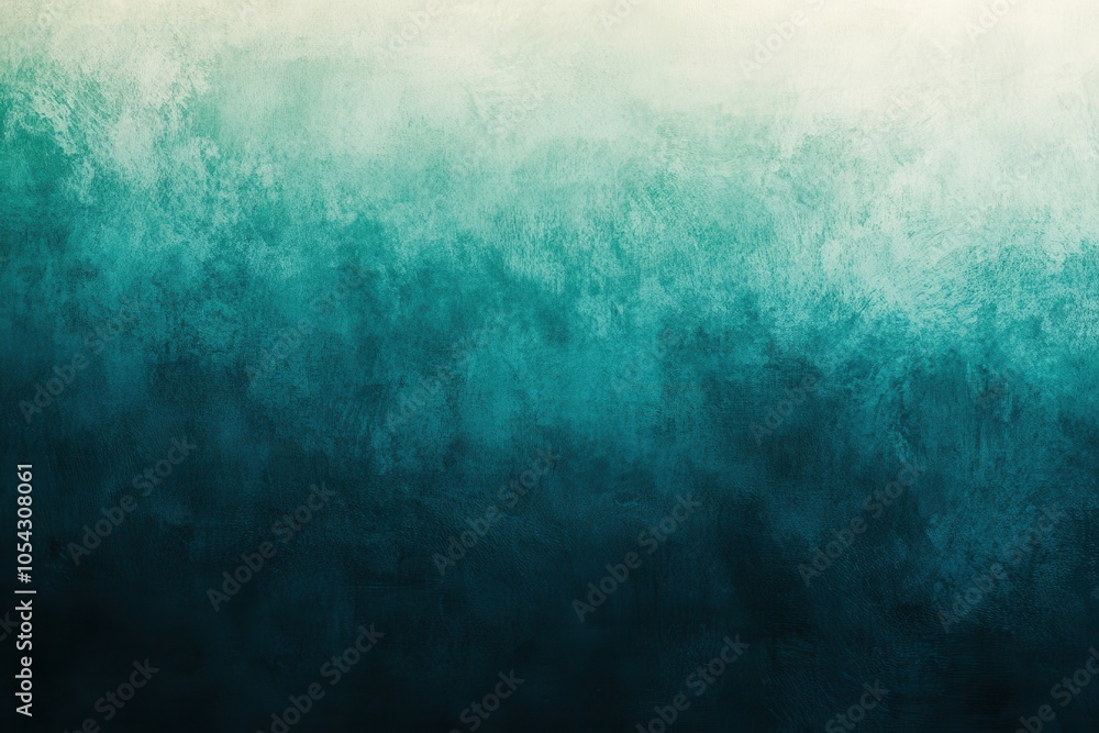 Poster textured colorful gradient background featuring gentle blue-green noise, perfect for a rough, artist