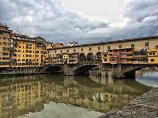 Obraz premium ponte vecchio city