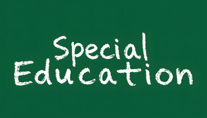 Word writing text Special Education. Business photo showcasing form of learning given to students with mental challenges isolated with white highlights, png