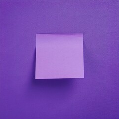 Purple Sticky Note on Textured Background