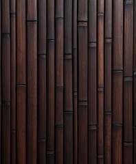 Fototapeta premium Bamboo fence providing a natural backdrop for outdoor settings