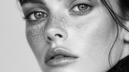 Fototapeta premium Minimalist fashion shot with a focus on monochrome tones, Fashion, Chic