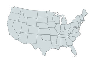 United States of America Map